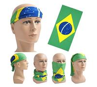 Wudaizhi Brésil De Style Cyclisme Bandana Anti-UV Écharpe Couche Gaiter Microfibre Couverture De Visage De Voyage