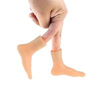 Wudaizhi Minuscules Pieds De Doigt De Doigt 2pcs Mini-Pieds Doigt Drôle Drôle De Marionnette Mini-Doigt Pieds avec Pied Gauche Et Pied Droit