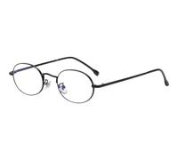 Wudaizhi Monture De Lunettes en Métal, Fausses Lunettes, Monture De Lunettes Tendance, sans Verres, Style Rétro, sans Verres, Fantaisie, sans Verres