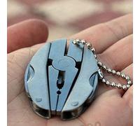 Wudaizhi Pince Multi-Outils Portable D'extérieur en Acier Inoxydable, Porte-clés, Tournevis, Mini Pince, Outils Multiples