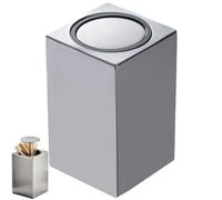 Wudaizhi Porte-Cure-Dents, Distributeur Automatique De Porte-Cure-Dents en Acier Inoxydable, Boîte De Rangement Moderne pour Cure-Dents