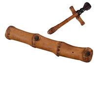 Wudaizhi Porte-Pinceau De Calligraphie Racine De Bambou Naturel Porte-Pinceau Chinois Repose-Pinceau en Bois pour Commencer La Pratique De La Calligraphie Chinoise Peinture