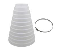 Wudaizhi Réducteur Universel ABS pour systèmes de Ventilation, diamètre de 80 mm à 200 mm, raccord réducteur de Conduit d'air de différentes Tailles