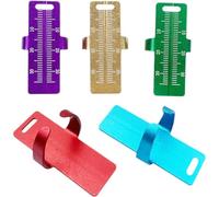 Wudaizhi Règles Endo Dentaires, 5 Pièces, Règles Endodontiques pour Les Doigts, Instruments Dentaires, Outils De Dentiste Portables pour Mesure du Canal Radiculaire