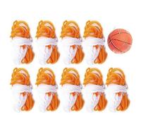 Wudaizhi Sac Filet de Basketball, Lot de 10 Sacs de Rangement individuels pour Ballon, Sacs de Transport en Filet pour Sports de Plein air, pour Le Soccer, Le Football, Le Volleyball.