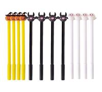 Wudaizhi Stylo Neutre d'halloween - 12 pièces - Stylo Gel Mignon Citrouille Chauve-Souris fantôme - Encre Noire 0,5 mm - Fournitures Scolaires - Cadeaux de Vacances - Stylos Gel