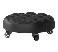 Wudaizhi Tabouret Roulant Bas avec roulettes, Tabouret Court À Siège Roulant avec roulettes Pivotantes en Cuir Petits Tabourets Bas sur roulettes pour Garage À Domicile