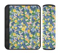 Wudan Beauty Spring Flowers Oregon Lot de 2 coussinets de ceinture de sécurité doux et confortables pour siège auto pour homme et enfant