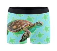 Wudan Boxer rafraîchissant pour homme Motif tortue Taille S, Motif tortue, Medium
