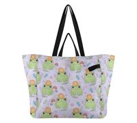 Wudan Grands sacs fourre-tout en toile tendance Momlife pour homme Kit de livraison de maternité Essentiel Bitcoin Grenouille Conte de fées