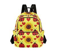 Wudan Sac à dos imprimé pour l'utilisateur S-M | Escapade de w nd tournesol et cœurs {prop1} {prop2}