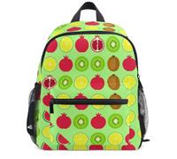 Wudan Sac à dos pour enfant avec bretelles réglables, Fruits mélangés frais tranchés, Small, Décontracté