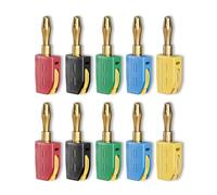 Wudhgslc 4mm Banana Plug 32A Gold-Plated Test Connector for Power Lab Pro | Designed for quick prototyping and testing; solderless connections enable fast setup and easy troubleshooting for testing.