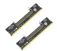 Wudhgslc Adaptateur So DDR5 DIMM vers DDR5 U-DIMM pour PC de Bureau 2-Pack | Idéal pour recycler mémoire laptop DDR5, convertisseur SO-DIMM vers DDR5 U-DIMM, bureau, conforme JEDEC, 2 pièces