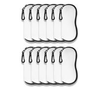Wudhgslc Étui Lunettes de Soleil Sublimation Blanc 12 Pièces Néoprène Doux | Pack de 12 étuis en Néoprène doux; chaque étui offre une coque protectrice, intérieur lisse pour ne pas rayer les lentilles.
