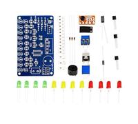 Wudhgslc Kit Électronique DIY Lanterne Musicale SMD et CD4060 - Formation | Outil pédagogique pour apprendre l'électronique via le SMD et le soudage sur PCB bleu, alimentation 4,5-5 V DC.