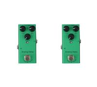 Wudhgslc Pédale d'effet Overdrive True Bypass et réduction du bruit guitare | Corps en alliage d'aluminium robuste et léger, taille compacte, idéal pour les tournées et les sessions live sur scène