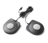 Wudhgslc Pédale Sustain Double 3,5 mm Pour Clavier et Piano Électroniques | Version universelle en PP, pédales doubles sur 1 câble, design compact et léger pour clavier et piano électronique.