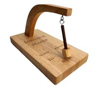 Wudhgslc Pendule Décideur Bois Réponse Facile À Votre Question au Bureau | Fabrication 100% bois et design discret, ce pendule décideur magnétique invite à une pause méditative et révèle la réponse