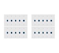 Wudhgslc Plaque Murale Ethernet Cat6 RJ45 Kit pour Installation | Port universel s'adapte à une ouverture plaque murale standard, idéal pour réseaux, audio, vidéo et bricolage professionnels.