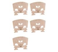 Wudhgslc Pont Reglable Violon 4/4 en Érable - Réglage Précis et Polyvalence | Set compact de 5 ponts reglables en érable pour violon 4/4, léger et portable, idéal pour cours et déplacements