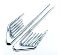 WUDIJING 2 Pièces Emblème/Logo Insigne D'autocollant en Métal pour Audi A3 Sportback 8P 8V 8Y 2004-2024, D'aile Latérale Autocollants Décoratifs Voiture Logo Métal Insigne Adhésives,A