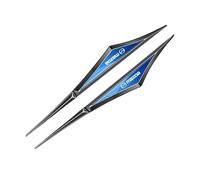 WUDILIYI 2 Pièces Métal Autocollant de Voiture D'Insigne avec Logo D'aile Latérale pour Mazda 6 III Sport Combi (GJ) 2018-, Garde Boue Voiture Emblème Badge Métal Latéraux,B