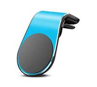 WUDILIYI Support Telephone Voiture Magnetique pour Jaguar F-Pace Hybrid PHEV 2021-2025, Porte Téléphone Voiture Aimanté Aimant Accroche Smartphone Voiture Grille Aération,Blue