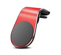 WUDILIYI Support Telephone Voiture Magnetique pour VW EOS 1F 2006-2015 (Convertible), Porte Téléphone Voiture Aimanté Aimant Accroche Smartphone Voiture Grille Aération,Red