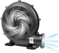 WUDLEP Souffleur de maison rebondissante, ventilateur à pompe portable durable, économe en énergie, ventilateur à fil commercial, pour maison gonflable, château rebondissant et toboggan d'eau, noir