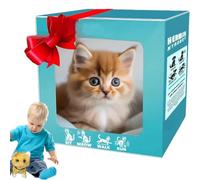 WuDLi 2025 Nouveau Chat Robot, Nicoo - Mon Chat Robot réaliste, Chat Robot Qui se comporte comme Un Vrai Chat Chat Chat Robot Qui se comporte comme Un Vrai Chat, Marche, aboie la Queue