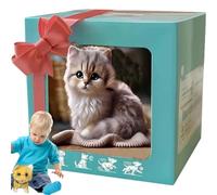 WuDLi 2025 Nouveau Chat Robot, Robotcat Qui Agit comme Un Vrai Chat, avec Une Queue de Marche, Aboyant