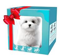 WuDLi 2025 Nouveau Robot Dog pour Adultes, AI Robotic Dog, Nicoo - Mon Chiot Robot Réaliste Qui Agit comme Un Vrai Chiot - Marche, Aboiement, Reprise de la Queue