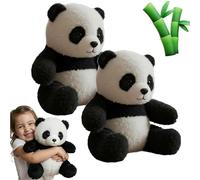 WuDLi The Pandy - Guérison émotionnelle à la Demande, Peluche de Panda réaliste pour Le Soutien émotionnel, Peluche avec des Fourrures Ultra-douées et Un Design étreint, Un Jouet Compagnon émotionnel