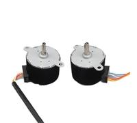 WUDOLI 1 paire de moteurs pas à pas ronds à aimant permanent micro 12 V CC 4 phases 5 fils 35 mm Rapport de réduction 1:42,5 Outils