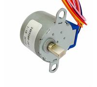 WUDOLI 1pc 12V DC 24BYJ-48 Réduction Pas à Pas 1:16 Rapport de Réduction Engrenage Moteur Pas à Pas Surveillance À Billes Moteurs Pas à Pas CW CCW Rotation Outils