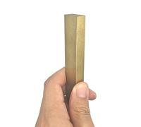 WUDOLI Barre plate en laiton 200 mm Plaque et tige en laiton de 8 mm, 10 mm, 12 mm, 15 mm d'épaisseur Outils(12x50mm)