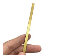 WUDOLI Bloc en laiton for soudage, plaque en laiton, tôle, barre plate, tige 3 x 10 mm, 3 x 15 mm, 3 x 20 mm, 3 x 25 mm, 3 x 30 mm, 3 x 35 mm, 3 x 40 mm, 3 x 50 mm, 4 x 10 mm Outils(3x25mm)