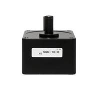 WUDOLI Boîte de vitesses à bride 90x90mm, réducteur 5GU for moteur à vitesse Variable 90W 120W AC, arbre de 15mm, tête d'engrenage 5RK90GU-CF 5RK120GU-CF Contrôleur(6K)