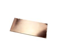 WUDOLI Feuille Plate 1Pcs Beryllium Bronze Sheet Plate Length 100mm 200mm Cutting Thick 0.5mm to 2mm C17200 matériaux carrés (Size : 100 x 200 x 0.5mm)