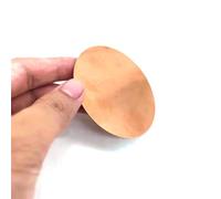 WUDOLI Feuille Plate Diamètre de cuivre Pur 20mm 30mm 50mm 60mm 80mm100mm 150mm 200mm Disque de cuivre Plaque Ronde Solide matériaux carrés (Size : 1x100mm 1pcs)