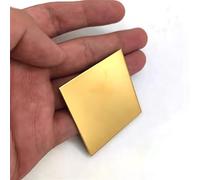 WUDOLI Feuille Plate Matériau de Plaque en Laiton H62 Feuille de Laiton CNC Cadre modèle métal Bricolage Construction Laiton Pad 0.8mm à 5mm matériaux carrés (Size : 5x50x50mm)