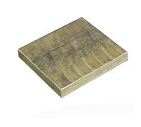 WUDOLI Feuille Plate Plaque de Bloc de Bronze Couteau Bricolage matériel 50 mm x 50 mm x 10 mm Feuille de cuivre matériaux carrés