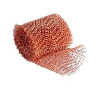 WUDOLI Filtre tissé en maille de cuivre pur, largeur 100 mm, 4 fils, qualité alimentaire, for distillation, 0,5 mètre, 10 mètres Industrie(3 meters)