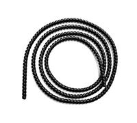 WUDOLI Gaine de câble Spirale colorée de 2 mètres, Gaine de Protection for Faisceau de câbles, Tube de Gestion des caloducs for l'organisation Outils(Noir,ID 10mm)