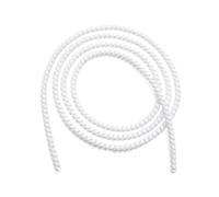 WUDOLI Gaine de câble Spirale colorée de 2 mètres, Gaine de Protection for Faisceau de câbles, Tube de Gestion des caloducs for l'organisation Outils(White,ID 8mm)