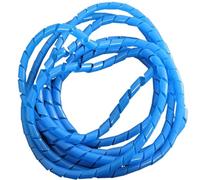 WUDOLI Gaine de Rangement Spirale for câbles PE de 5 mètres, Tube métallique de 4 mm à 25 mm for Une Organisation Efficace Outils(Blue,OD 16mm)