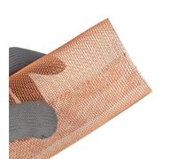 WUDOLI Lot de 10 filtres en tissu de blindage en maille de cuivre 15 x 15 cm, 10 à 200 mailles, tamis sec et de signal, écran métallique en cuivre Industrie(100 mesh)