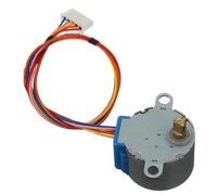 WUDOLI Moteur pas à pas à engrenages 5 V 12 V CC 4 phases 5 fils 28BYJ-48 1:64 moteurs pas à pas à engrenages de réduction 25 cm Outils(12V)
