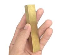 WUDOLI Petit bloc métallique H59, plaque de laiton, barre plate, 10 x 10 mm, 10 x 40 mm, for la découpe, le tournage, le fraisage Outils(15x40mm)